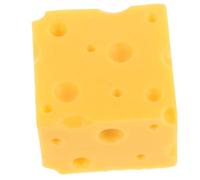 minkissy Formaggio Artificiale Realistico per Esposizione Cibo Finto Simulazione Decorativa Triangolo Accessorio per Decorazioni Cucina e Vetrine Finta per Giochi e Apprendimento