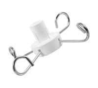 minkissy Gancio Per Asta Portaflebo in Acciaio e Plastica Facile Da Installare e Usare Per Supportare Flaconi Per Infusione Adatto Per Uso Clinico e Domestico