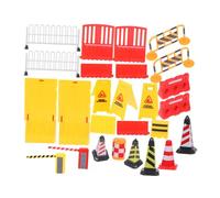 minkissy Giocattoli Segnaletica Sicurezza Colorati Blocchi Barriera Leggeri e Resistenti per Educazione Traffico e Gioco