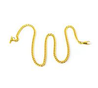 minkissy Gioielli a Catena Di Orologi Tascabili Catene Tasti Guarda Il Collegamento Del Marciapiede Cinture a Catena Per Le Donne Orologi Da Uomo Signore Accessori Golden