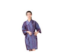 minkissy Grembiule per Parrucchiere Donna Tessuto Confortevole e Protettivo per Abiti Durante Taglio e Tintura Capelli Tasche per Accessori