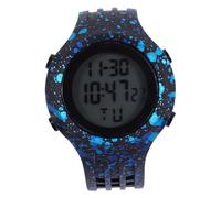 minkissy guarda schermo Impermeabile tuffo automatico protettore light lumino leggero orologi elettronici se watch orologio da polso a LED orologio elettrico orologio digitale plastica Blue
