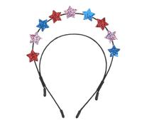 minkissy Hoop Head Star Day Star Cerchio a Testa Di Stella Fascia Per Il Dell'indipendenza Copricapo Del Dell'indipendenza Accessori Per Il Dell'indipendenza Saluto