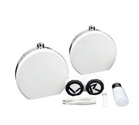 minkissy Kit Custodia Per Lenti A Contatto - Set Da Viaggio Completo Con Specchio Pinzette Applicatore Flacone Di Soluzione E Scatola Portaoggetti Perfetto Per Le Donne