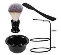 minkissy Kit Da Barba Per Uomo Ciotola Da Barba e Rasoio Manuale Per Rasatura Manuale Per Uso Domestico o Salone