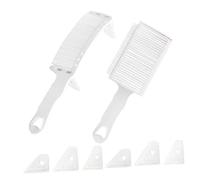 minkissy Kit Di Pettini Per Sfumatura Da Barbiere Per Uomo Pettine Curvo Per Taglio Di Strumento Per Sfumatura Pettini Per Lo Styling Guida Alla Sfumatura Dei Facile Manutenzione