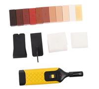 minkissy Kit Di Strumenti Per La Riparazione Dei Pavimenti 16 Pezzi Set Completo Per Mobili Per La Casa Accessori Per Il Restauro Di Pavimenti in Legno