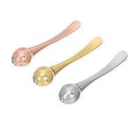 minkissy Kit Per Crema Contorno Occhi 3 Applicatori in Metallo Per Crema Contorno Occhi Per Un Facile Massaggio Contro Le Borse Sotto Gli Occhi