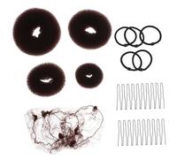 minkissy Kit Per Lo Styling Delle Dei 1 Set Di Accessori Per Con Retina Per Fermagli Per Chignon E Strumento Per Coda Di Cavallo Per Donne Versatile Per Feste E Matrimoni.