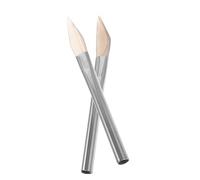 minkissy Lucidatrice per Gioielli in Agata Naturale 2 Pezzi con Manico in Acciaio Inox, Strumento per Levigatura e Brunitoio per Utensili Artigianali, per Lavori di Lucidatura Fai da Te