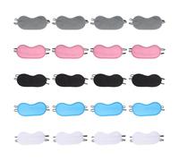 minkissy Maschera per Dormire Occhi Oscurante 20 Pezzi Cinturino Elastico, Morbida e Traspirante per Viaggi, Pisolini e Pigiama Party, Copertura Occhi Confortevole per Adulti e Adolescenti