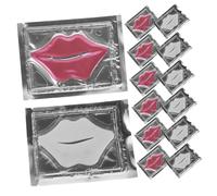 minkissy Maschera Per Labbra in Idrogel Collagene 20 Pezzi Cuscinetti Rimpolpanti e Idratanti Per Labbra Secche Adatta Per Viaggi e Notturno Maschera Nutriente e Levigante
