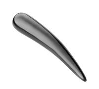 minkissy Massaggiatore Corno Di Bufalo Naturale Per Massaggio Tradizionale Cinese Strumento Di Scraping Per Rilassamento Muscolare e Circolazione Sanguigna Colore Nero