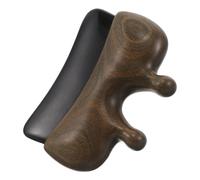 minkissy Massaggiatore Facciale Gua Sha in Legno di Sandalo, Strumento Gua Sha per Viso e Contorno Occhi, Tavola Massaggio Muscolare Portatile per Terapia Termale e Rilassamento Quotidiano
