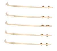 minkissy Massaggiatore per Schiena in Bambù 5 Pezzi Set Portatile per Solletico e Rilassamento Design Ergonomico per Uso Domestico e All'aperto