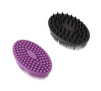 minkissy Massaggio Per Il Lavaggio Dei Per Ragazzi E Ragazze Spazzola Da Bagno A Due Lati in Morbido Silicone Per Il Cuoio Capelluto Dei Bambini