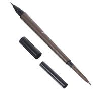 minkissy Matita Sopracciglia Effetto Microblading Doppia Punta Con Pennello Flessibile e Resistente Sudore e Lacrime Per Donne