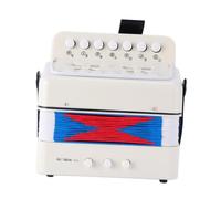 minkissy Mini Fisarmonica Giocattolo Educativo Per Ragazzo Ragazza in Abs e Metallo, Strumento Musicale Leggero e Portatile Per Sviluppo Emozionale e Comunicazione Genitore-figlio