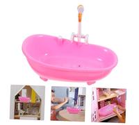 minkissy Miniature da Bagno per Casa delle in Plastica Resistente Accessori Mini Bagno per Decorazioni e Giochi Ruolo