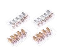minkissy Modulo per Estensione Unghie in Alluminio Leggero 20 Pezzi, Guida per Nail Art Protezione per Punte Unghie, Riutilizzabile e Resistente, Adatto a Tutte le Misure per Manicure
