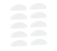 minkissy Naselli in Silicone per Occhiali 25 Paia di Naselli Non Adesivi Universali per Occhiali Bianchi Spessore 1 0 Mm