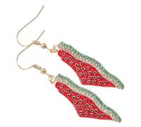 minkissy Orecchini A Forma Di Anguria Con Diamanti Orecchini A Forma Di Anguria Orecchini Pendenti A Forma Di Anguria Accessori A Forma Di Anguria Gioielli Patriottici Soleggiati E