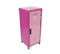 minkissy Organizer per Cosmetici da Scrivania in Ferro con Coperchio, Scatola Porta Trucchi Compatta Rosa, Custodia Multifunzionale per Trucco e Vanità, Contenitore Elegante per Bellezza