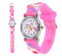 minkissy Orologio da Polso per Cinturino in Silicone Colorato con Disegno di Cavallo Fantastico Digitale per Ragazzi e Ragazze Design Cartoon Confortevole e Adatto a Studenti Regalo