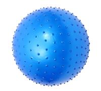 minkissy Palla Yoga Massage per Fitness e Gravidanza Blu con Superficie Testurizzata per Recupero Muscolare e Dolori Pregressa
