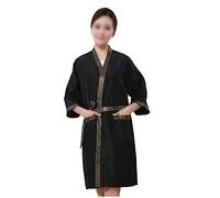 minkissy Panno Per Tagliare I Camice Da Parrucchiere Design Floreale Comodo Vita Regolabile Taglia Universale Asciugatura Rapida Per Barbiere E Parrucchiere