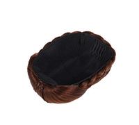 minkissy Parrucca Chignon Intrecciata Alla Moda Con Extension in Sintetici Per Donne Per Matrimonio Ballo Di Fine Anno Tutti I Giorni