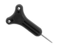 minkissy penna per scrivere cieca accessori speciali per penne giochi per non vedenti stilo per la scrittura braille strumenti per non vedenti kit di scrittura braille plastica Black