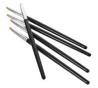 minkissy Pennelli Per Laminazione e Lifting Delle Ciglia 5 Pezzi in Fibra e Legno Strumenti Per Applicare Balsamo e Colla Per Trucco Occhi Uso Professionale e Viaggio