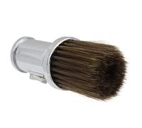 minkissy Pennello Per Cipria Animale Domestico Districante Pulizia Clipper Setola Spazzola Per Strofinamento Evidenziando Spazzola Per Asciugacapelli Rotante Soffio Plastica Silver