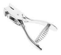 minkissy Perforatrice Manuale Ovale per Ufficio e Progetti Artigianali in Metallo Resistente Capacità di Perforazione 8 Pagine, per Tessere Identificative e Carta