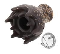 minkissy Pettine Massaggiante Denti Larghi Per Capelluto Pettine in Ceramica Portatile Per Dei Capelli e Massaggio Per Moxibustione e Benessere