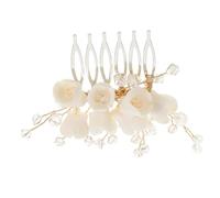 minkissy Pettine Per Con Fiori In Resina Pettine Per Sposa Accessori Per Donna Pettini Decorativi Per Decorazioni Per Matrimoni Stile Semplice Pettine Per