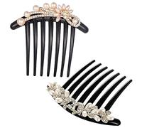 minkissy Pettine Per Da Sposa Accessorio Per Con Strass Alla Moda Per La Festa Nuziale