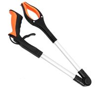 minkissy Pinza Pieghevole Per Raccolta Dei Rifiuti in Lega Di Alluminio e Abs Per Uso Domestico Ed Esterno Impugnatura Ergonomica Adatta Per Anziani e Pulizia Facile