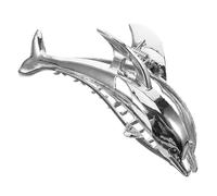 minkissy Pinze Per Capelli Donna Forma Di Delfino in Argento Clip Piccole e Resistenti Per Capelli Sottili Accessori Unici Ed Eleganti Per Bambine e Adulti Fermagli Con Presa Forte Per Uso