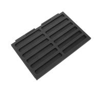 minkissy Porta Carte da Mahjong Pieghevole in Plastica Nera Base Allargata e Design Antiscivolo, per Feste in Casa e Sessioni di Gruppo