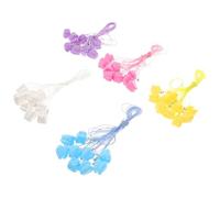 minkissy Porta Denti da Latte 50 Pezzi, Custodia per Conservazione Dentini in Plastica Design Unico, Scatola Ricordo per Primi Dentini, Organizer per Crescita Infantile Colore Casuale