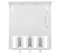 minkissy Porta Tosatrice Da Barbiere Supporto Per Tosatrice Da Parete Per Strumenti Per Parrucchieri Portaoggetti Per Tagliacapelli Supporto Per Taglierina Accessori Per Salone Bianco