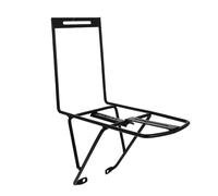 minkissy Portapacchi Anteriore in Nero per Mountain Bike Leggero e Facile da Installare, Supporto Robusto per Trasportare Carichi su da