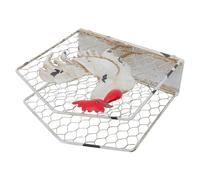 minkissy Portatovaglioli Rustico da Fattoria in Ferro Forma di Gallina, Supporto Robusto per Tovaglioli, per Bar e Riunioni Familiari in Stile Vintage