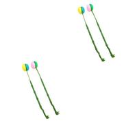 minkissy Prurito Testa Bambini 4 Pz Martello Da Massaggio Grattaschiena a Manico Lungo Strumento Di Massaggio Guasha Posteriore Plastica Tutto Il Corpo Viaggiare Pezze Per Grattare