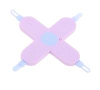 minkissy Pulitore Per Cerume e Naso Per Ragazzo Ragazza Piccoli Di Strumenti Per Pulizia Delle Unghie Cerume Design Croce Per Pulizia Efficiente Colore Viola