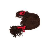 minkissy Ragazzo Pagliaccio all Uncinetto per Ragazzo e Divertente Cappello Invernale Lavorato Maglia Confortevole