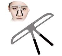 minkissy Righello Per Sopracciglia Professionale Kit Di Posizionamento Tre Punti Riutilizzabile Stencil Per Disegno Delle Sopracciglia