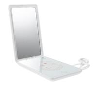 minkissy Riscaldatore per Abs di Compatibile Vari Tipi Uso Domestico Maschere Portatile Bianco Specchio Integrato Viso in Viaggio